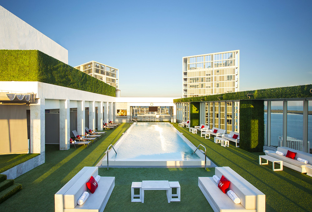 Wet Deck at the W Miami, ICON Brickell